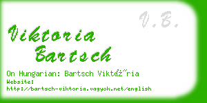 viktoria bartsch business card
